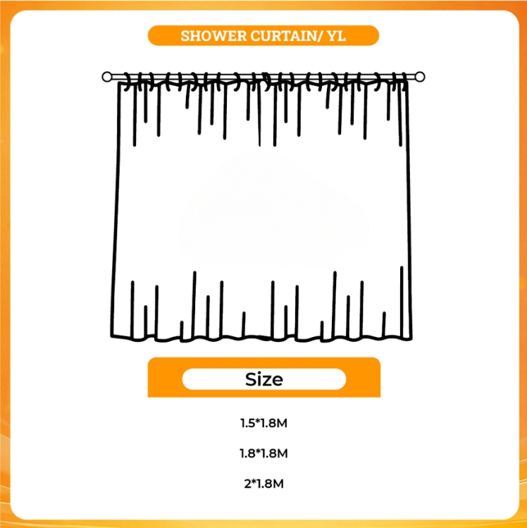 3D shower curtain - 2hollis UK Shop